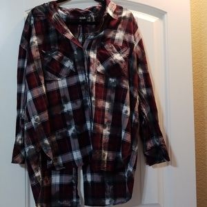 A.N.A. flannel be designed dress shirt